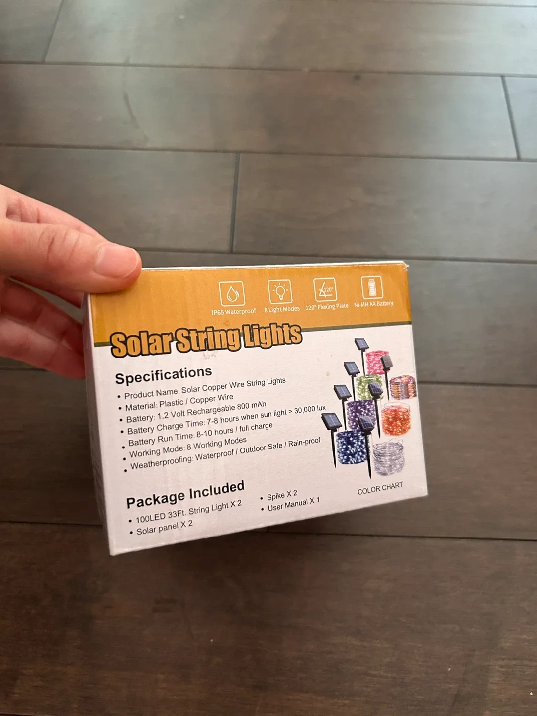 Brightown Solar String Lights - 33 Feet image indicator(2)