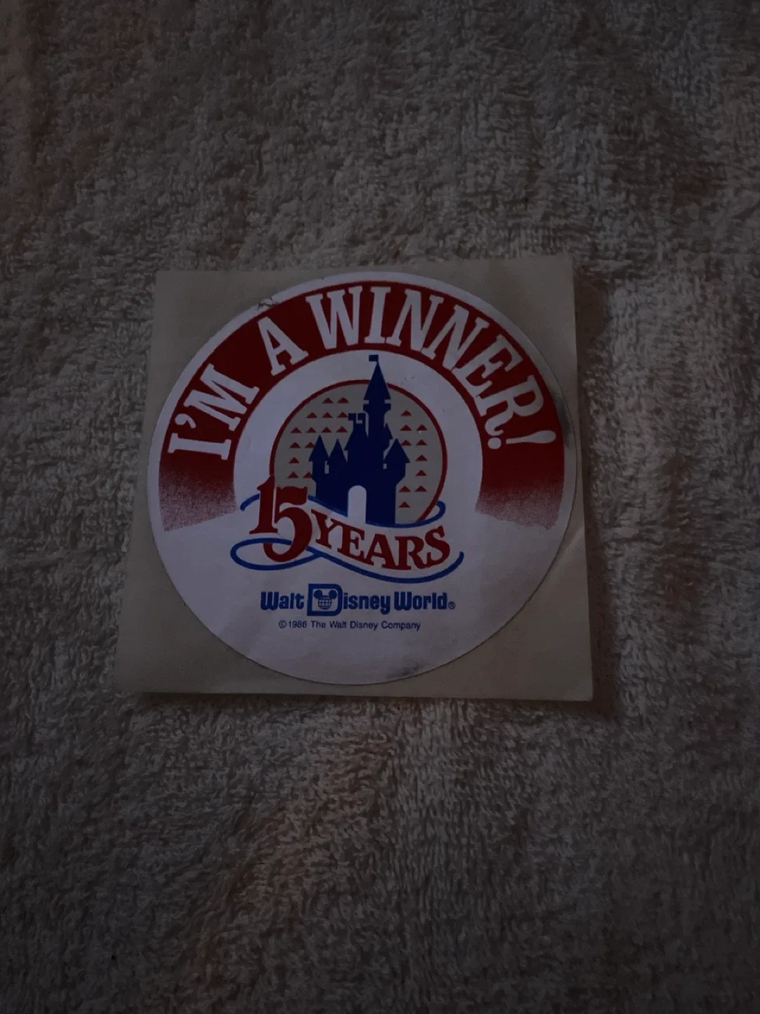 Walt Disney World 15 Years Sticker