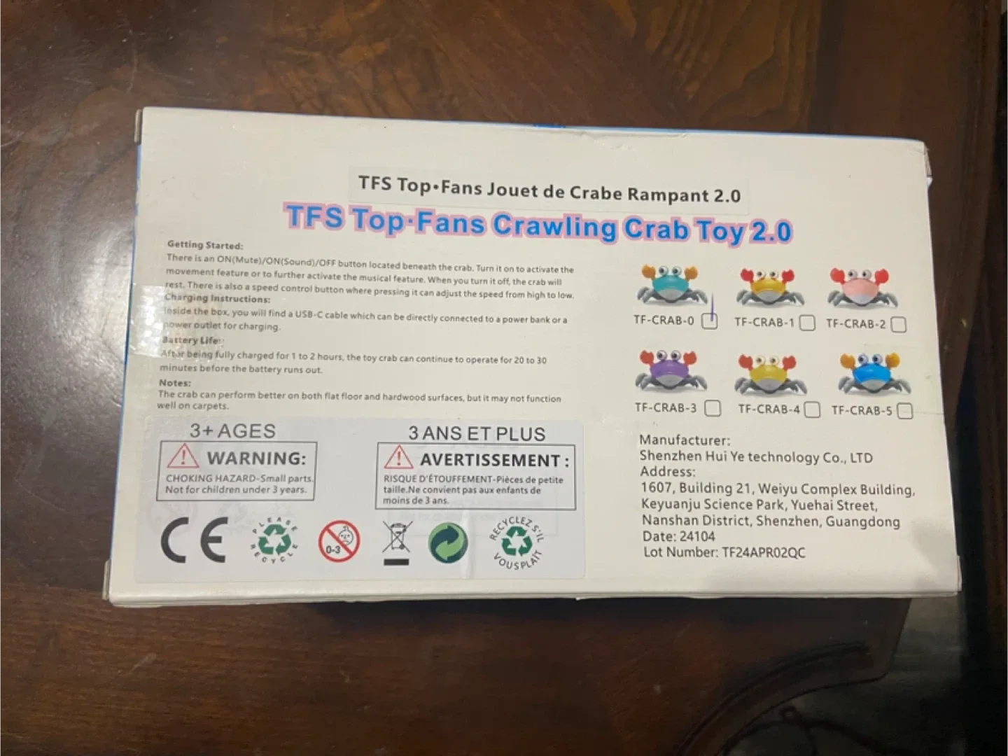 Top-Fans Crawling Crab Toy 2.0 image indicator(2)