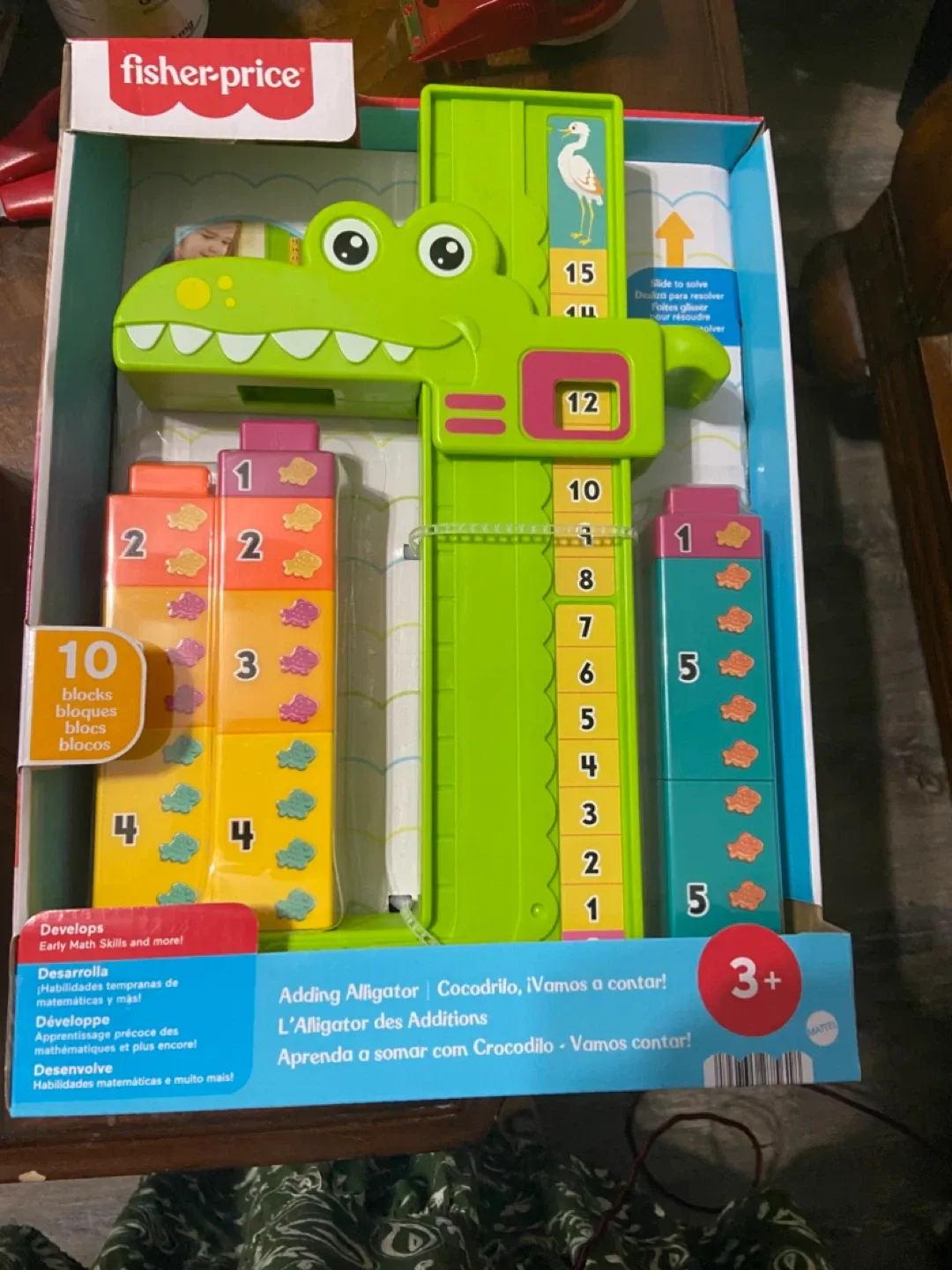 Fisher-Price Adding Alligator Math Toy (3+)