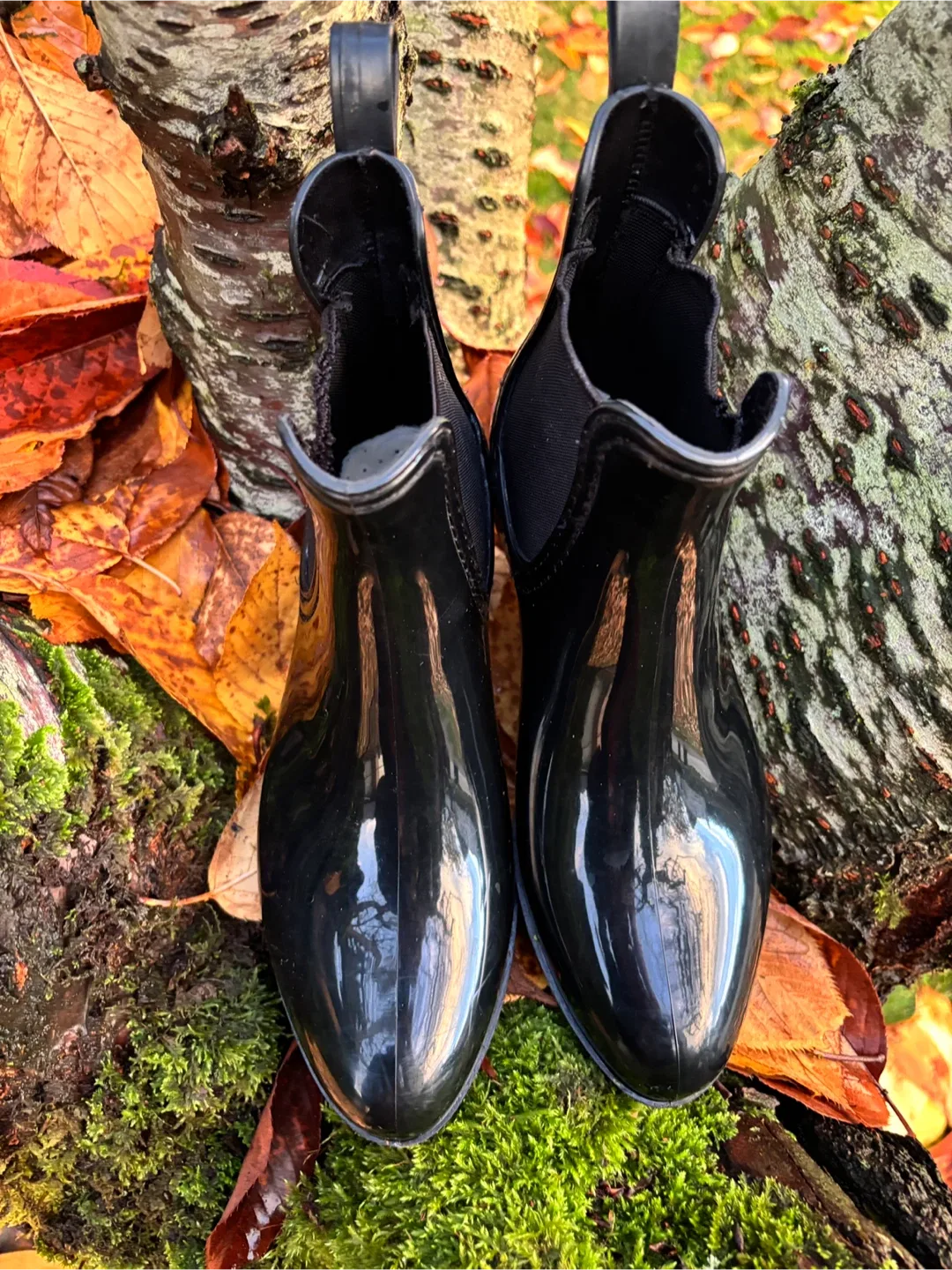 Women’s Black Ankle Gum Boots ☔️
