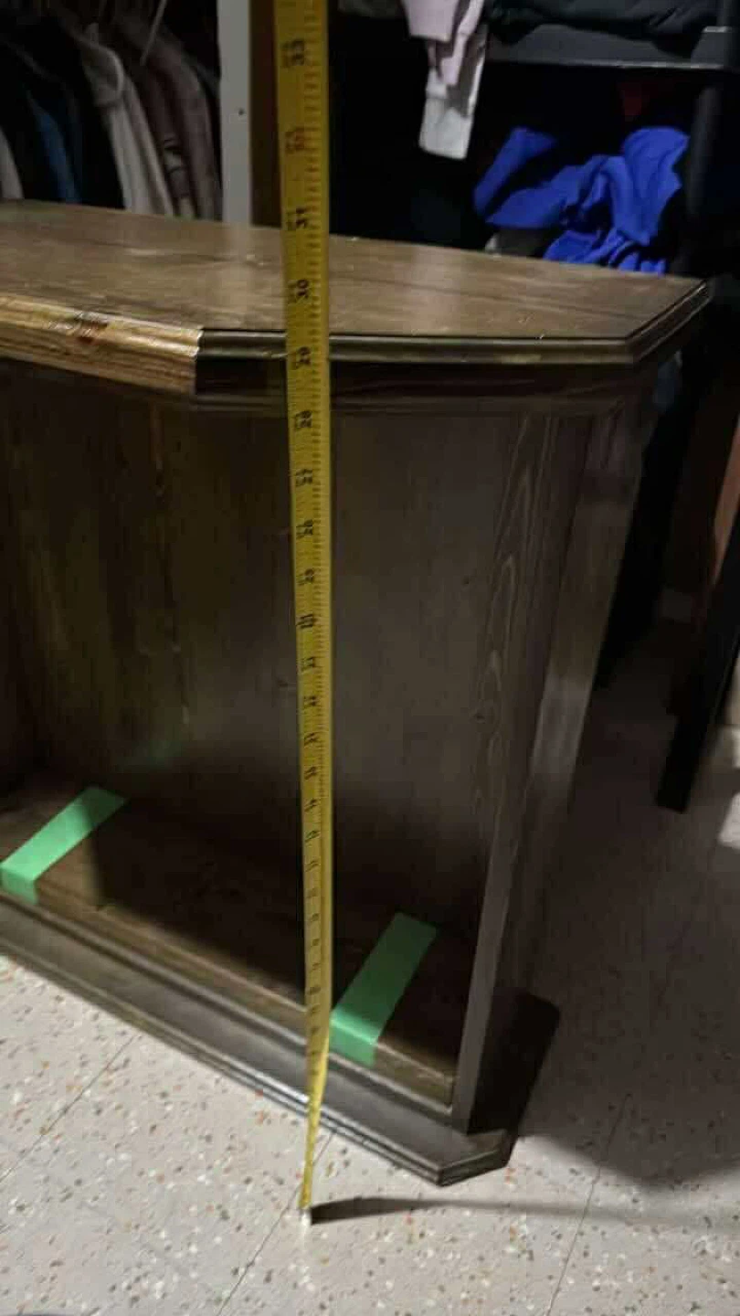 Hand made Wooden Side Table - photo 3
