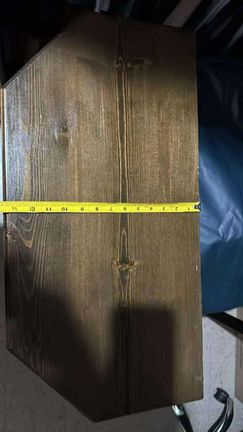 Hand made Wooden Side Table - photo 4