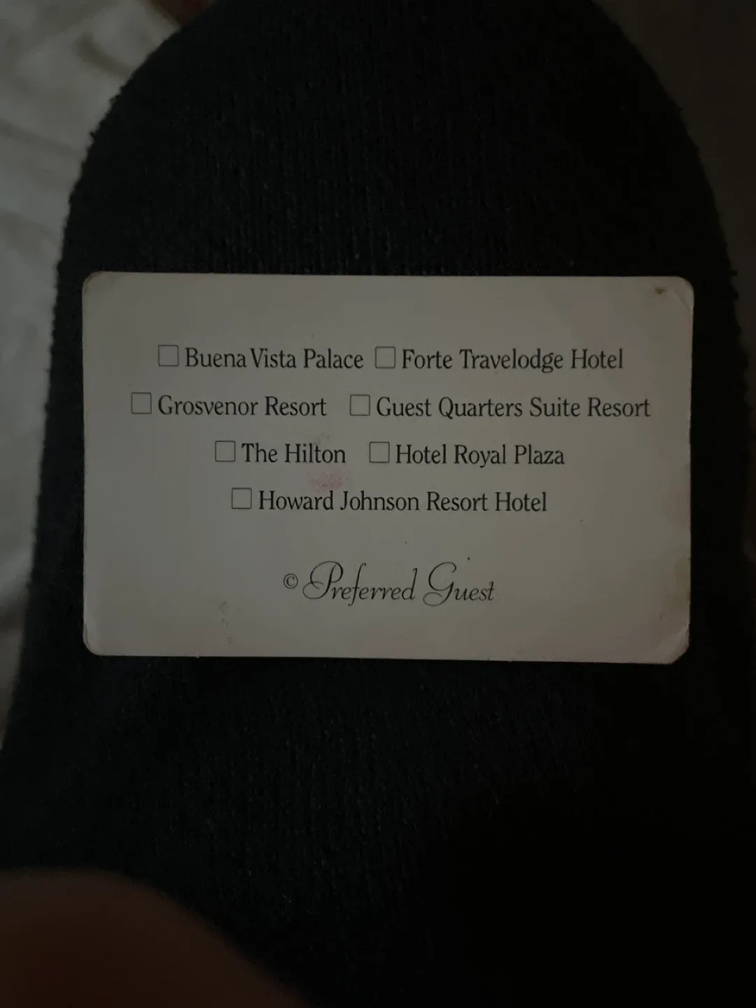 Disney World Preferred Guest Card image indicator(3)