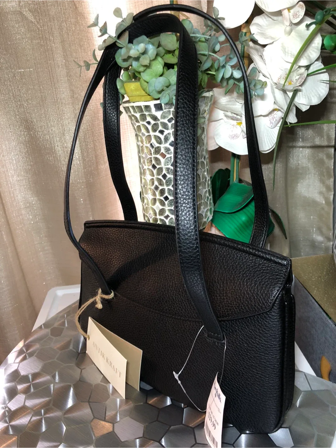 Antik Kraft Black Shoulder Bag image indicator(2)