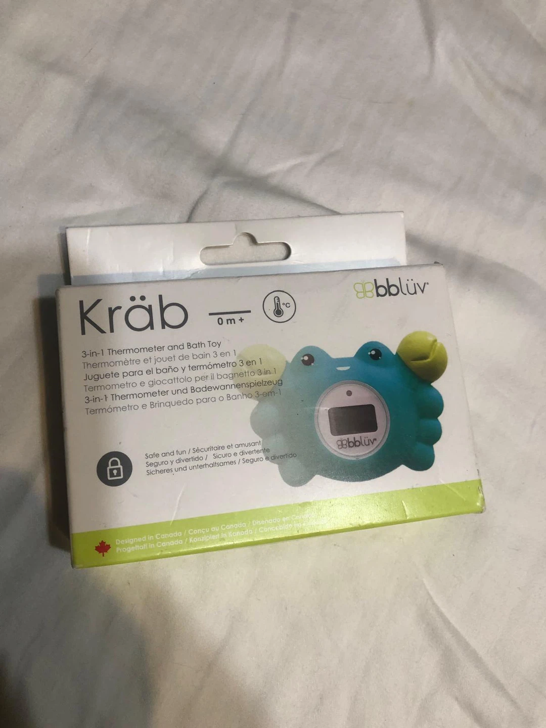 New bbbluv Krab 3-in-1 Thermometer & Bath Toy - photo 4