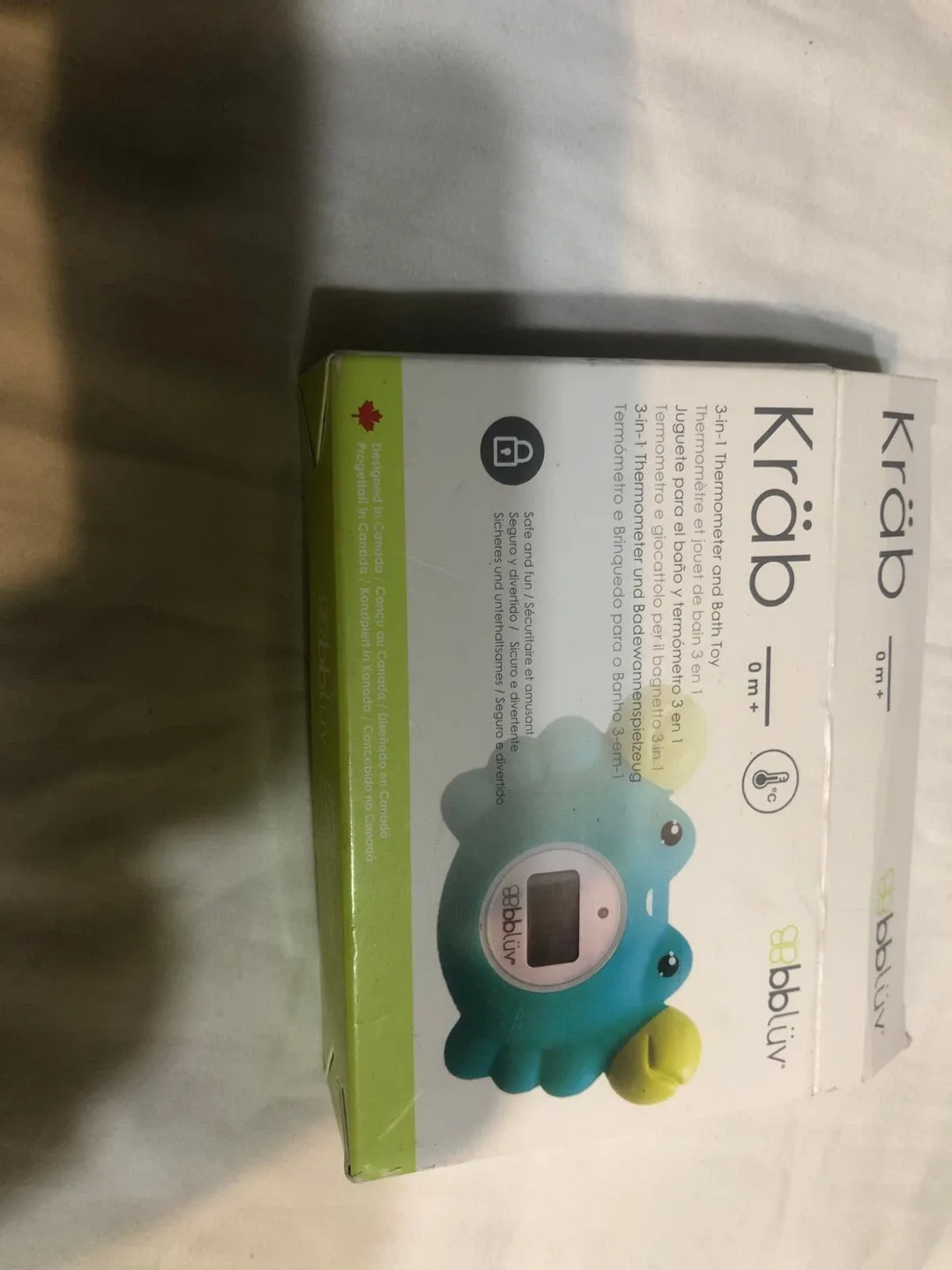 New bbbluv Krab 3-in-1 Thermometer & Bath Toy image indicator(8)