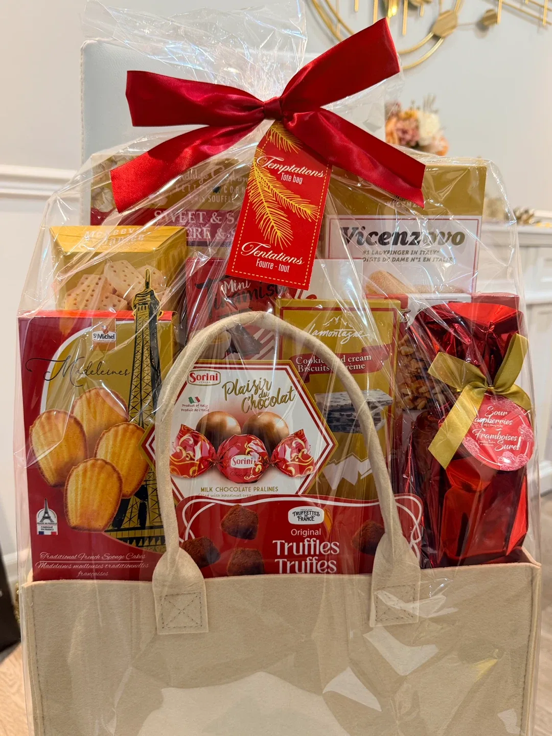 Holiday Gift- Gourmet Sweet Temptations Gift Basket