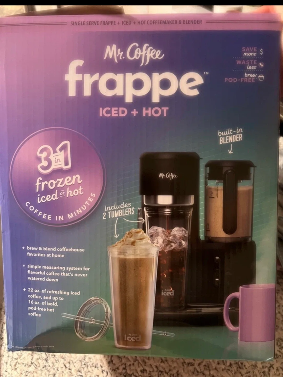 Mr. Coffee Frappe Iced + Hot Maker