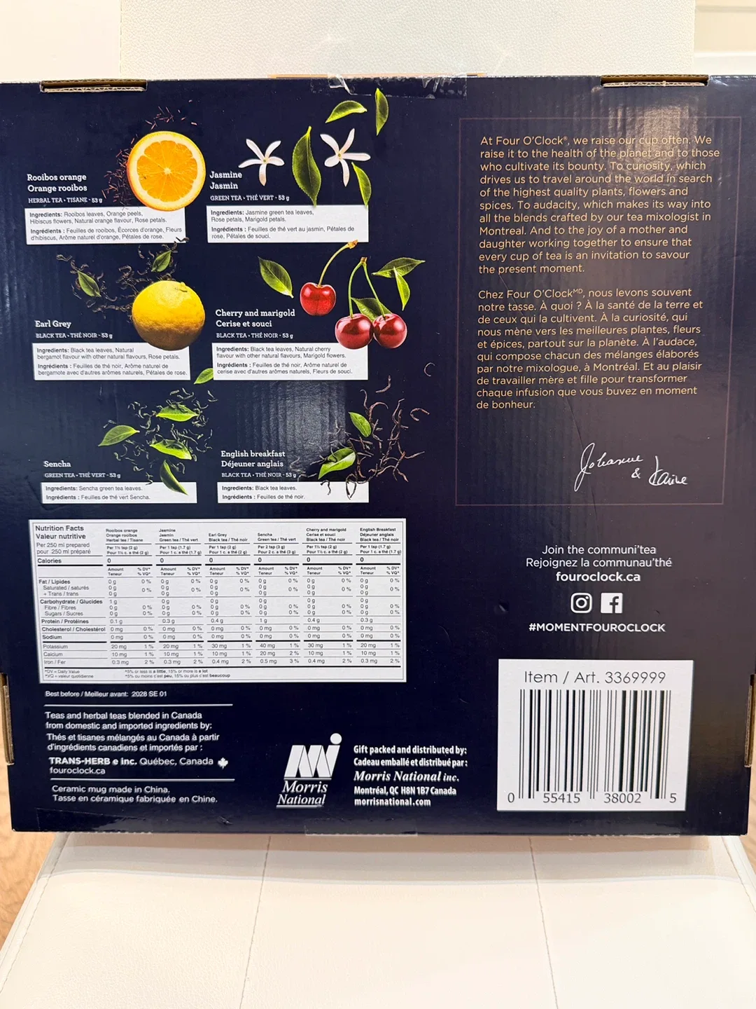 Holiday Gift- Four O'Clock Leaf Tea & Herbal Tea Collection image indicator(3)