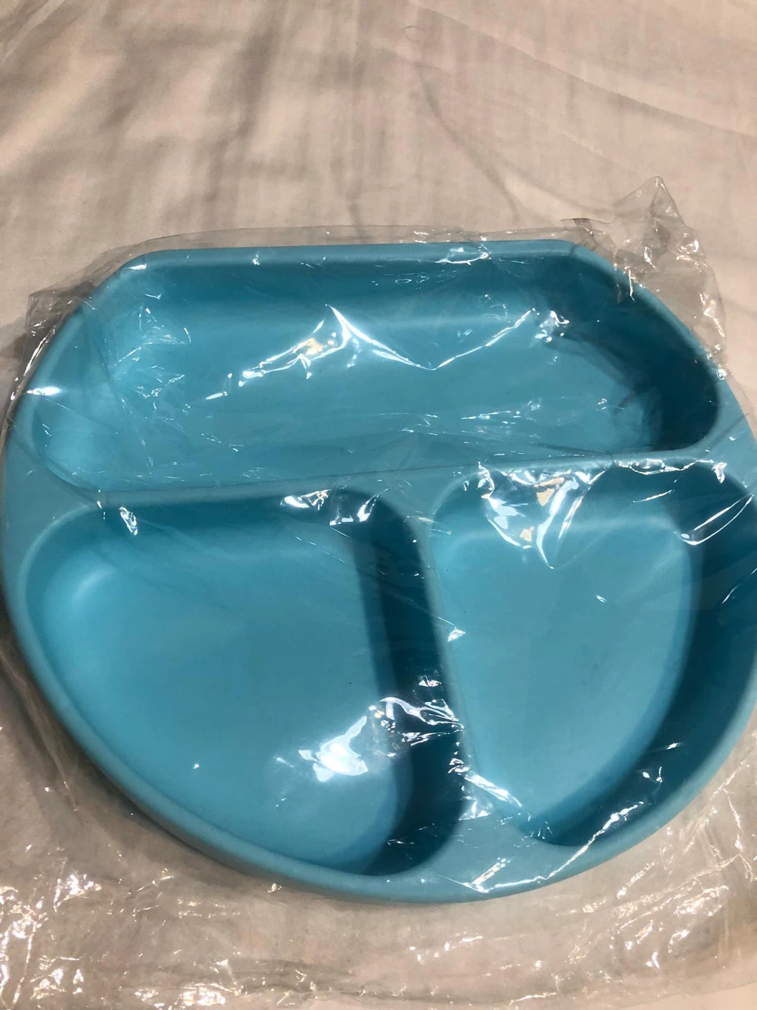 New Suction Plate  for Toddler - Light Blue