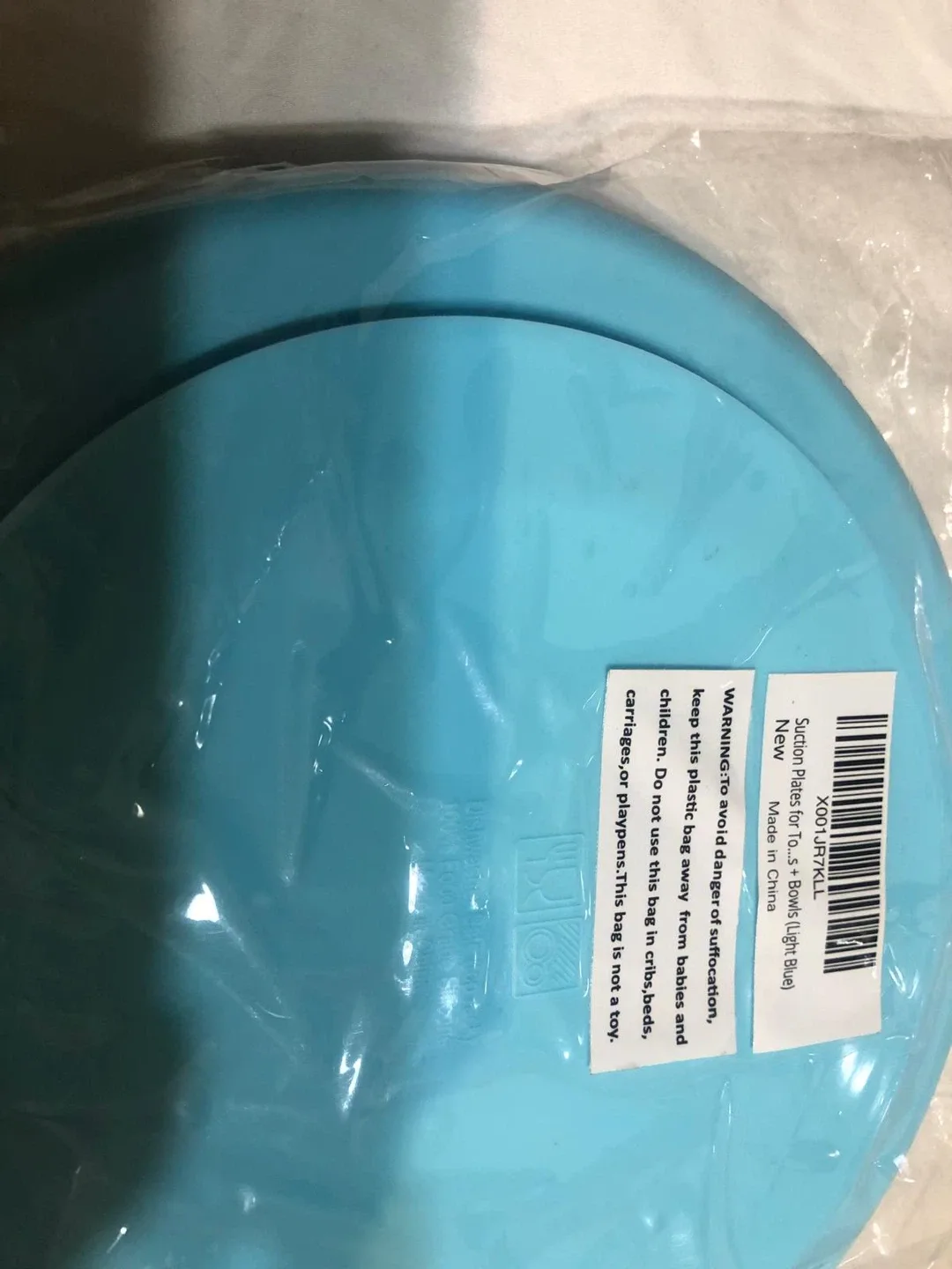 New Suction Plates for Toddlers - Light Blue image indicator(2)