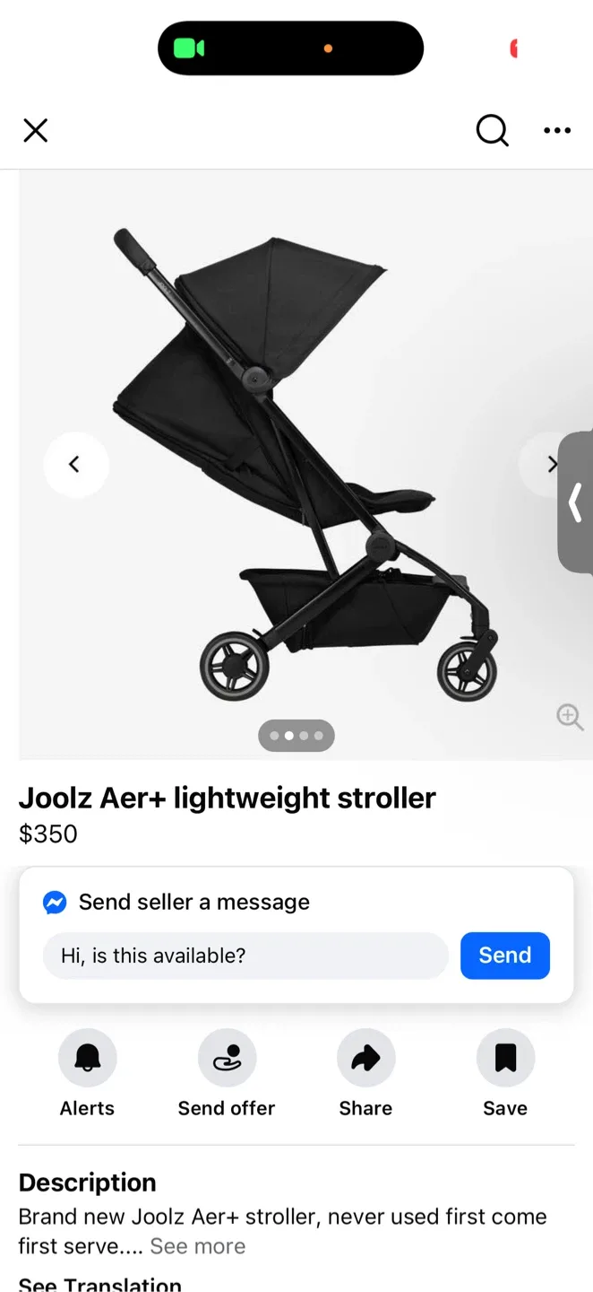 Joolz Aer+ Lightweight Stroller - Space Black image indicator(3)
