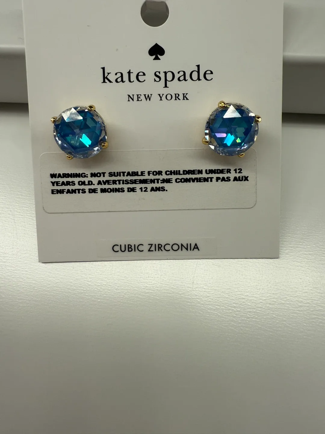 Kate Spade New York Blue Cubic Zirconia Earrings