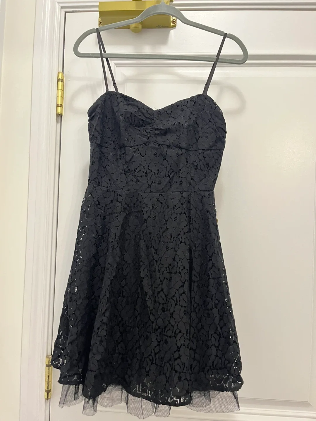 H&M Black Lace Dress - Size 6 / medium