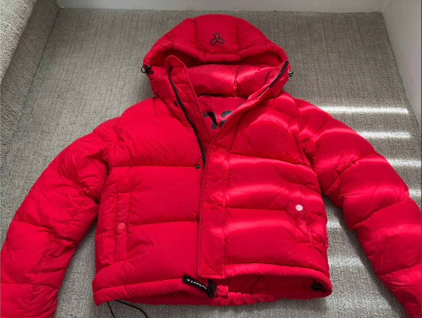 TNA The Super Puffer jacket XXS - Red(goose jacket)