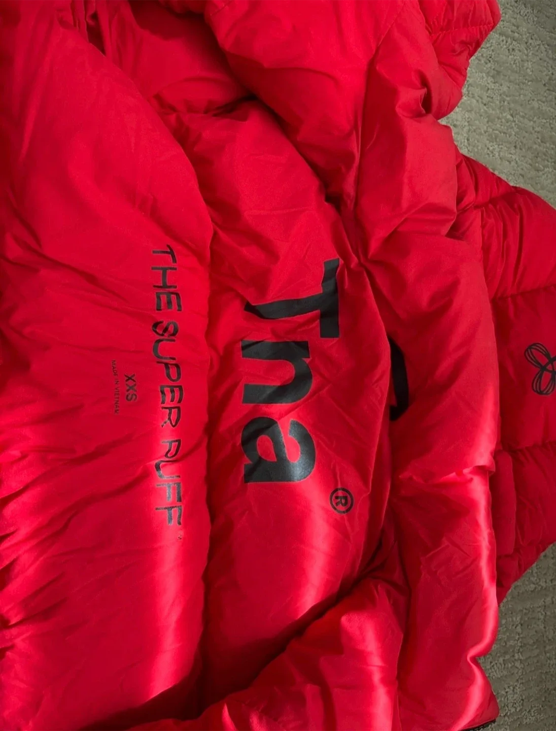 TNA The Super Puffer jacket XXS - Red(goose jacket) image indicator(3)