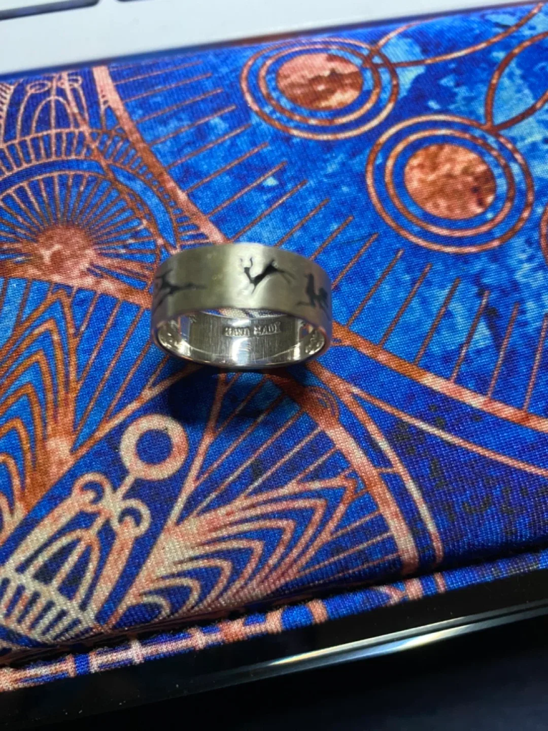 Handmade Silver Ring with Animal Design image indicator(2)
