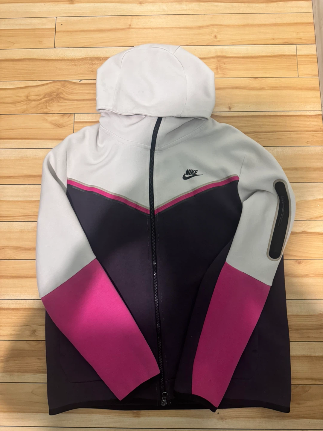 Nike Tech Fleece Hoodie - Pink/Grey - photo 2