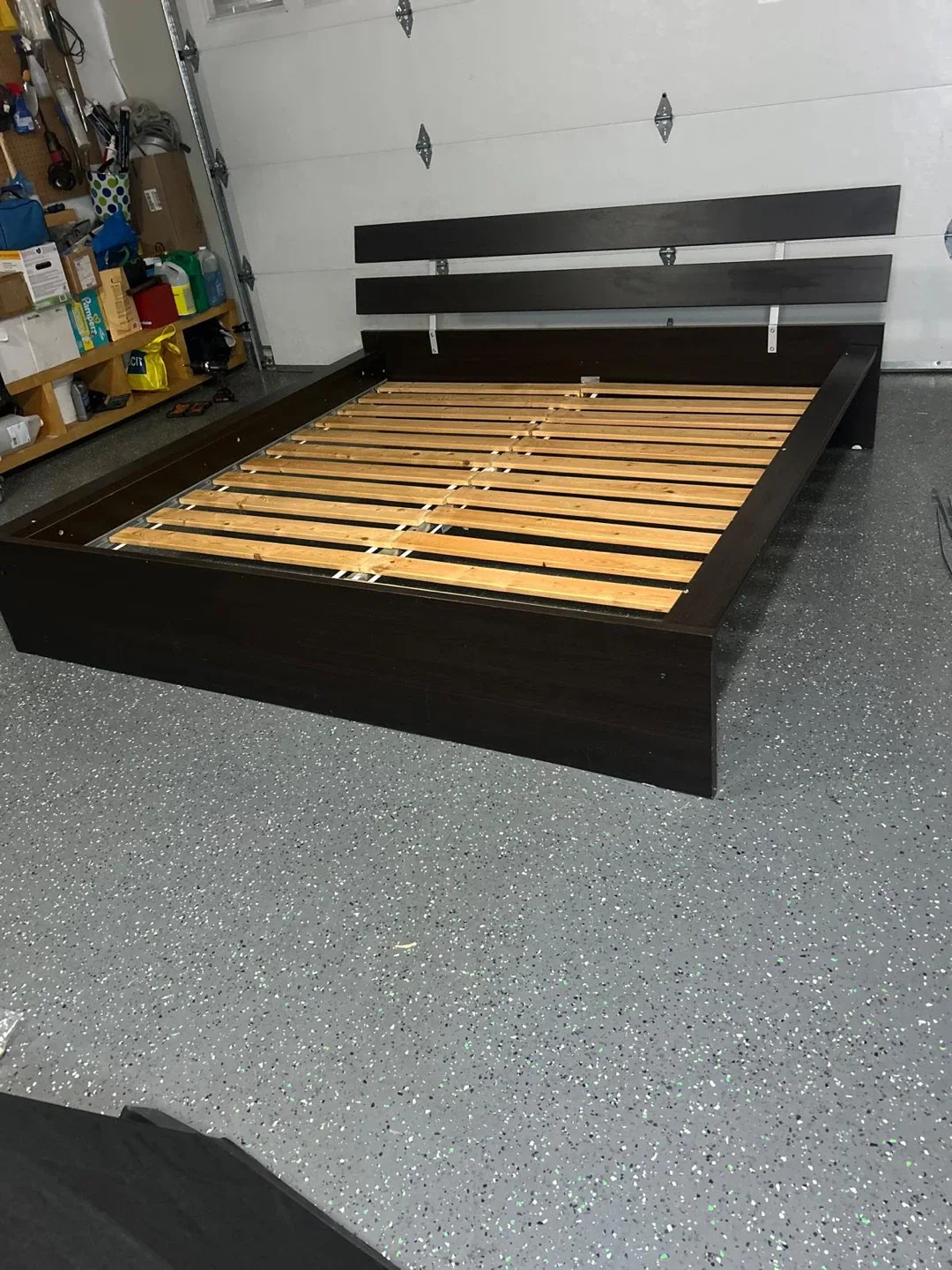 Queen Bed Frame - Dark Brown image indicator(2)