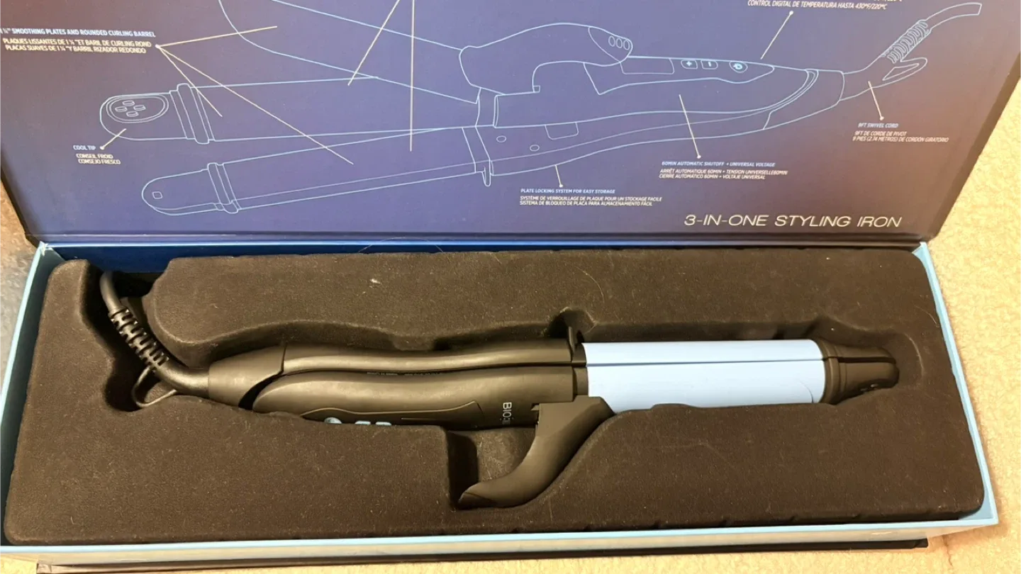 Bio Ionic Nano Ionic MX 3-in-1 Styling Iron image indicator(2)