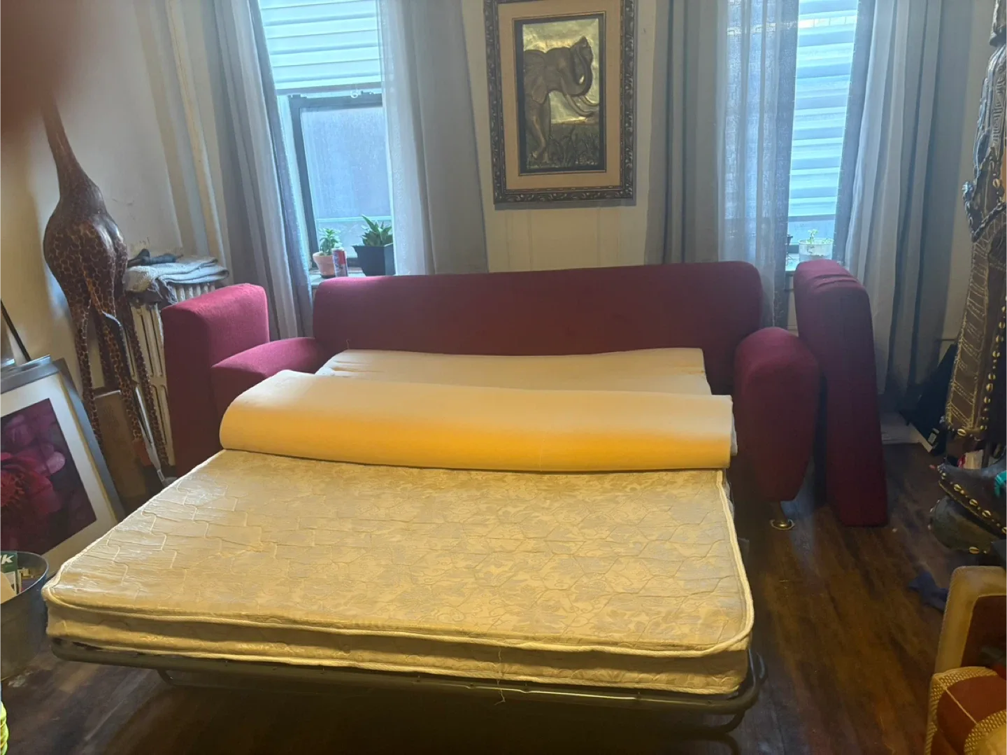 Red Sofa Bed image indicator(6)