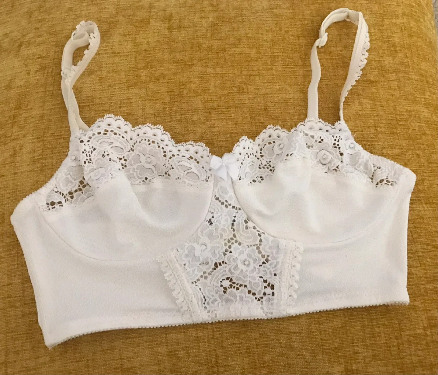 White Lace Bra