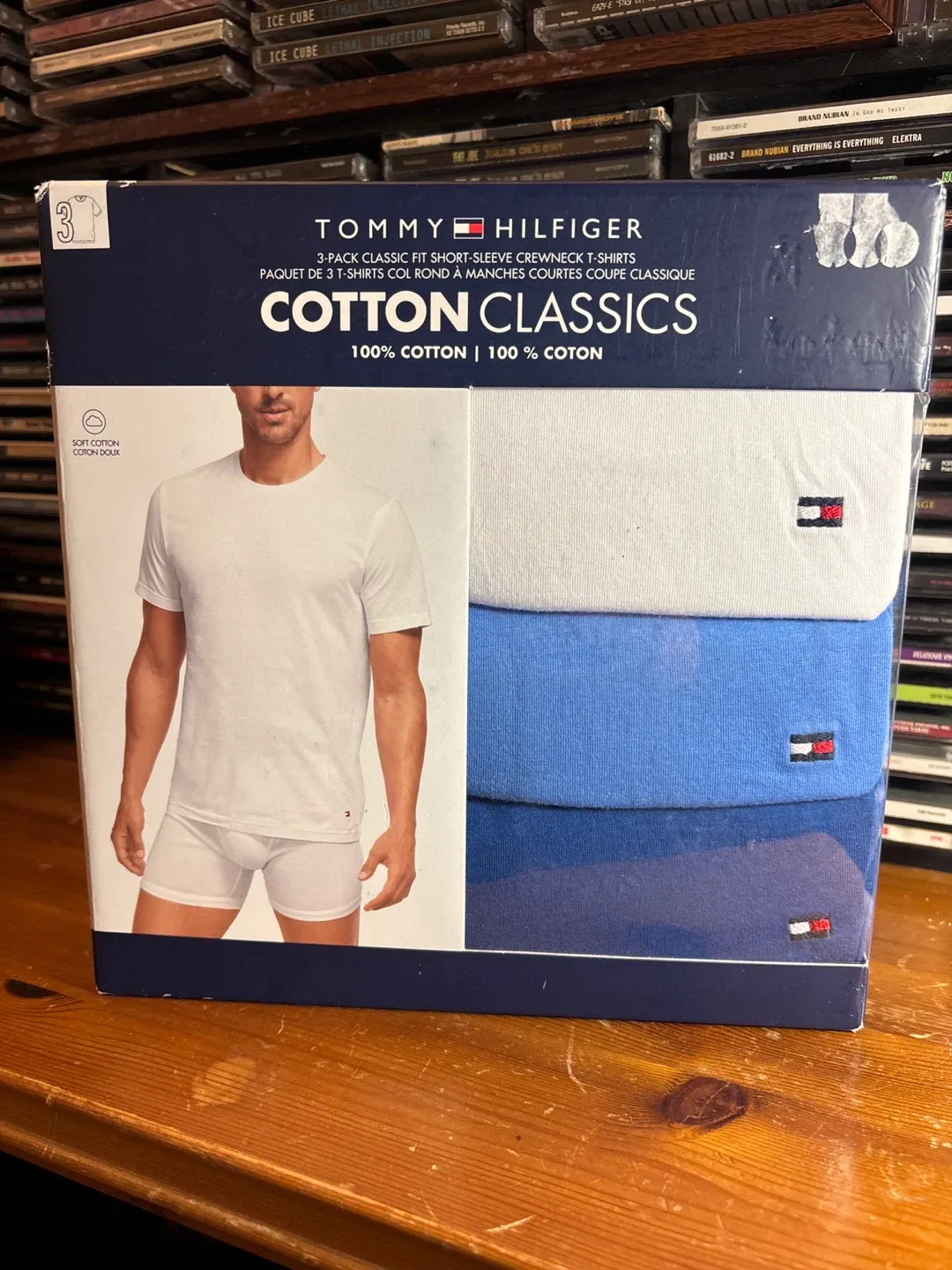 Tommy Hilfiger 3-Pack Cotton Classic T-Shirts - NEW