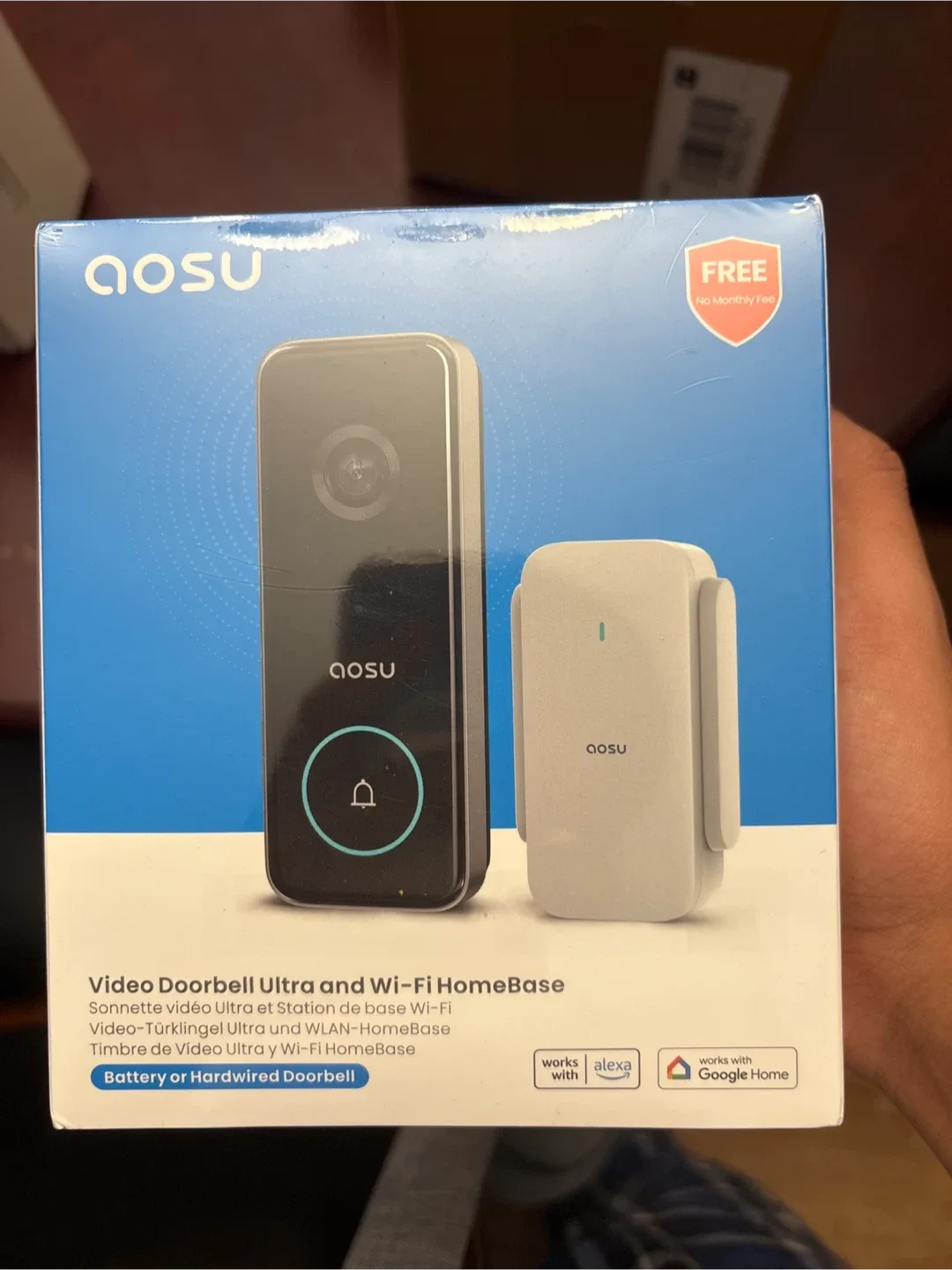 New aosu Video Doorbell Ultra & Wi-Fi HomeBase