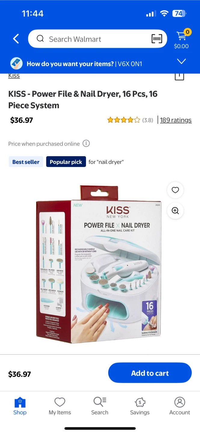 KISS Power File & Nail Dryer - All-in-One Nail Care Kit - photo 5