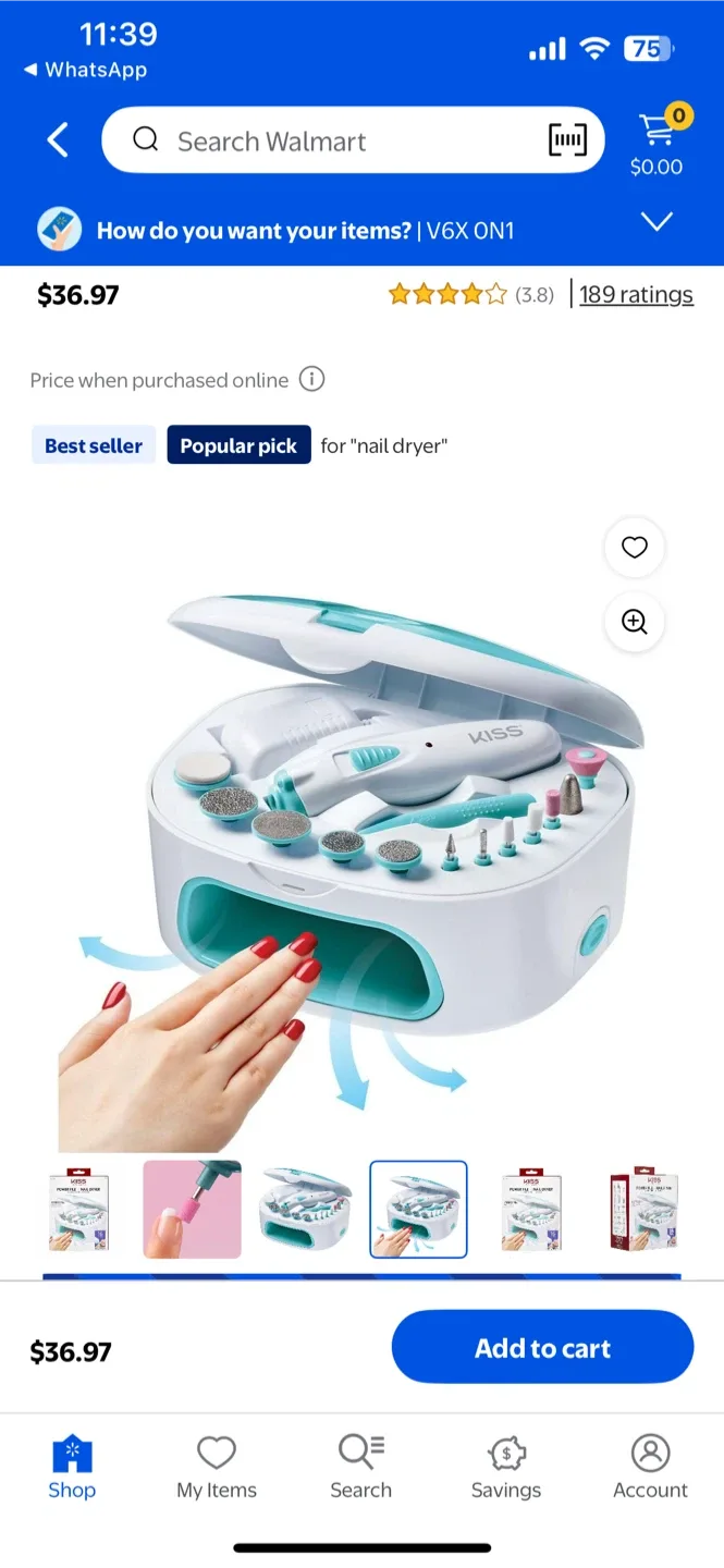 KISS Power File & Nail Dryer - All-in-One Nail Care Kit image indicator(4)