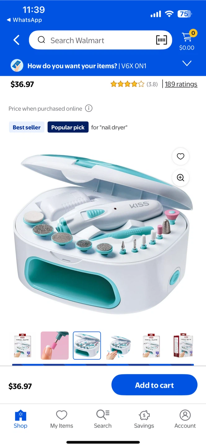 KISS Power File & Nail Dryer - All-in-One Nail Care Kit - photo 3