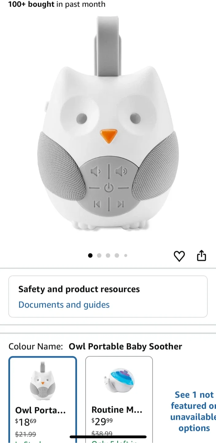 Skip Hop Owl portable baby soother image indicator(6)