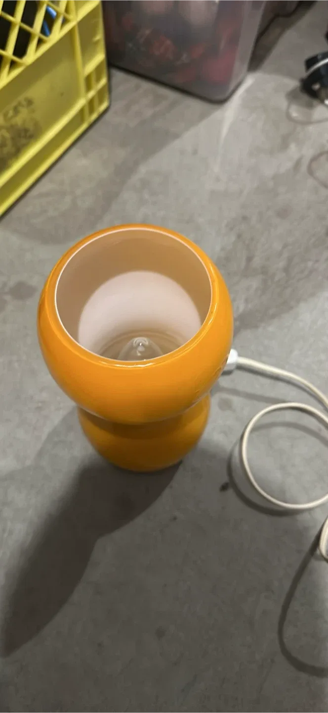 Mushroom Table Lamp, Orange