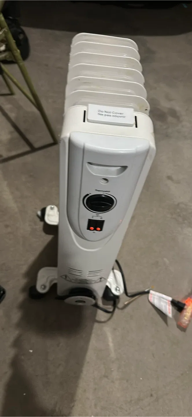 White Oil Filled Radiator Heater