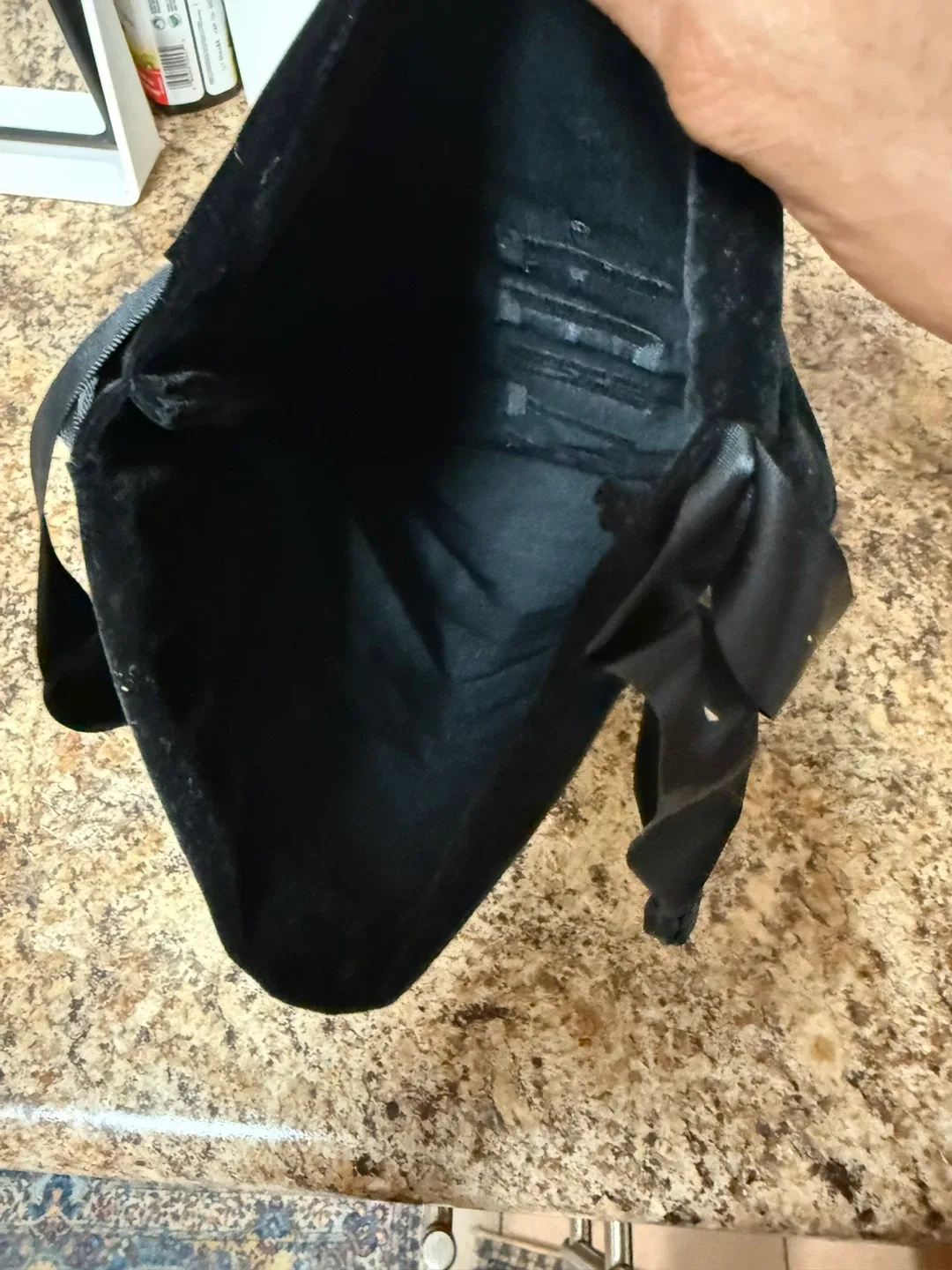 Fenty Black Velvet Drawstring Bag image indicator(3)