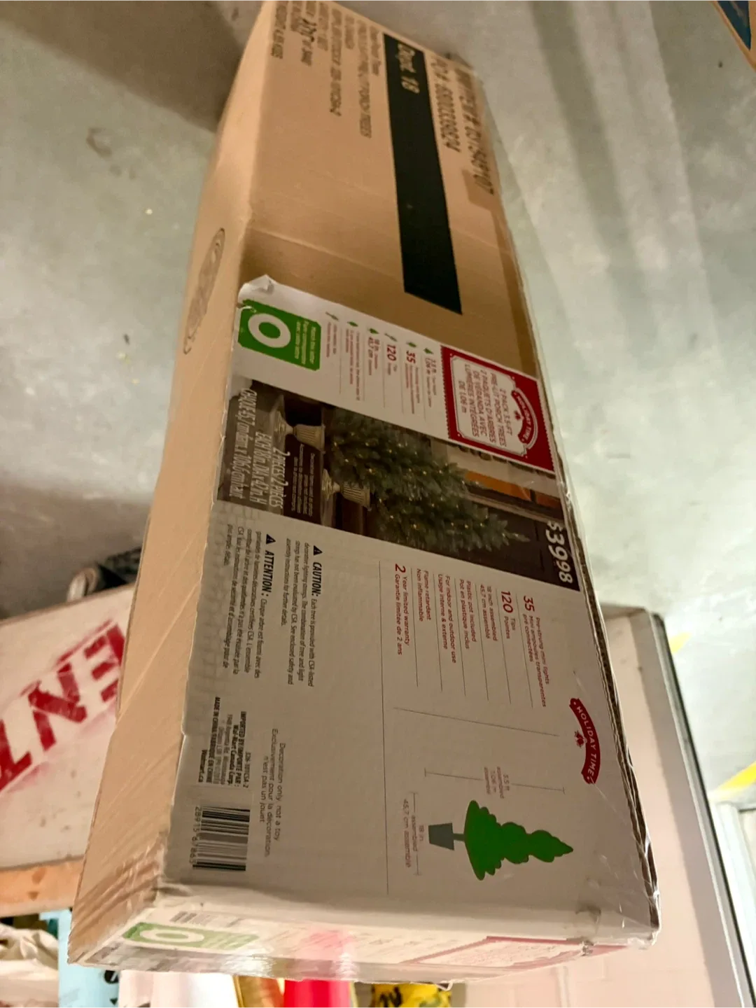 Holiday Time 2-Pack Pre-Lit Porch Trees image indicator(2)