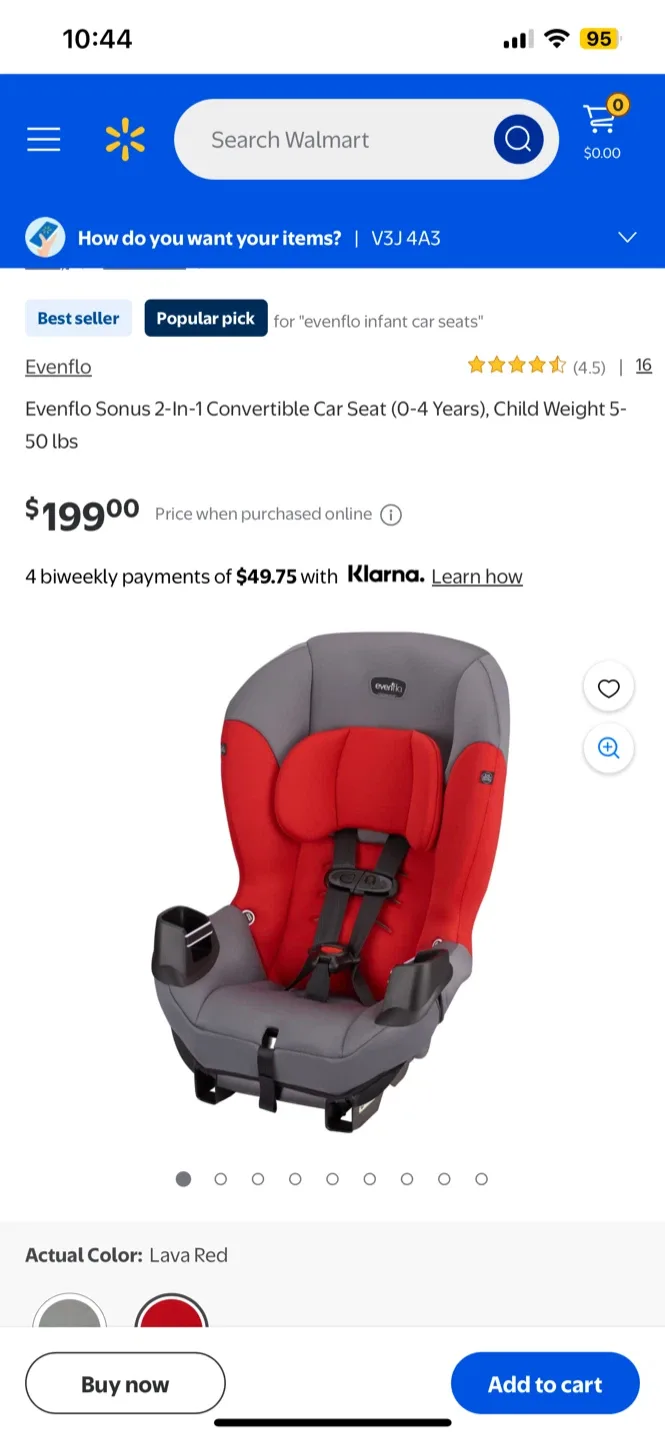 Evenflo Sonus 2-in-1 Convertible Car Seat image indicator(3)