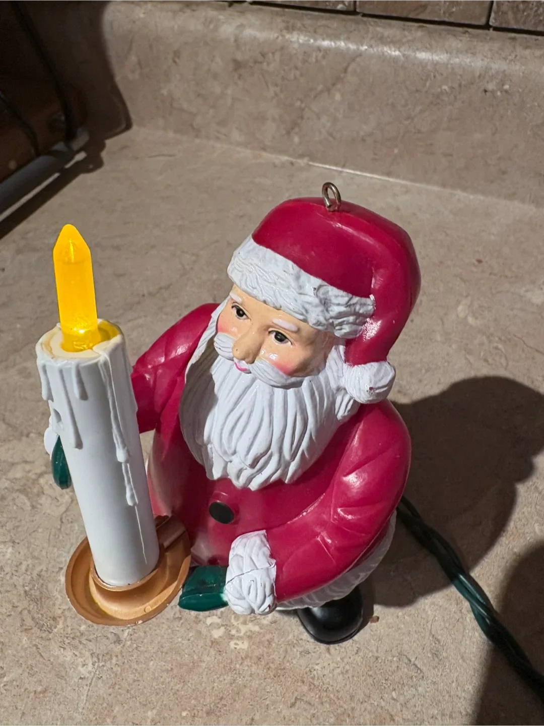 Kurt Adler Vintage Santa Claus Figure with Candle Light image indicator(3)