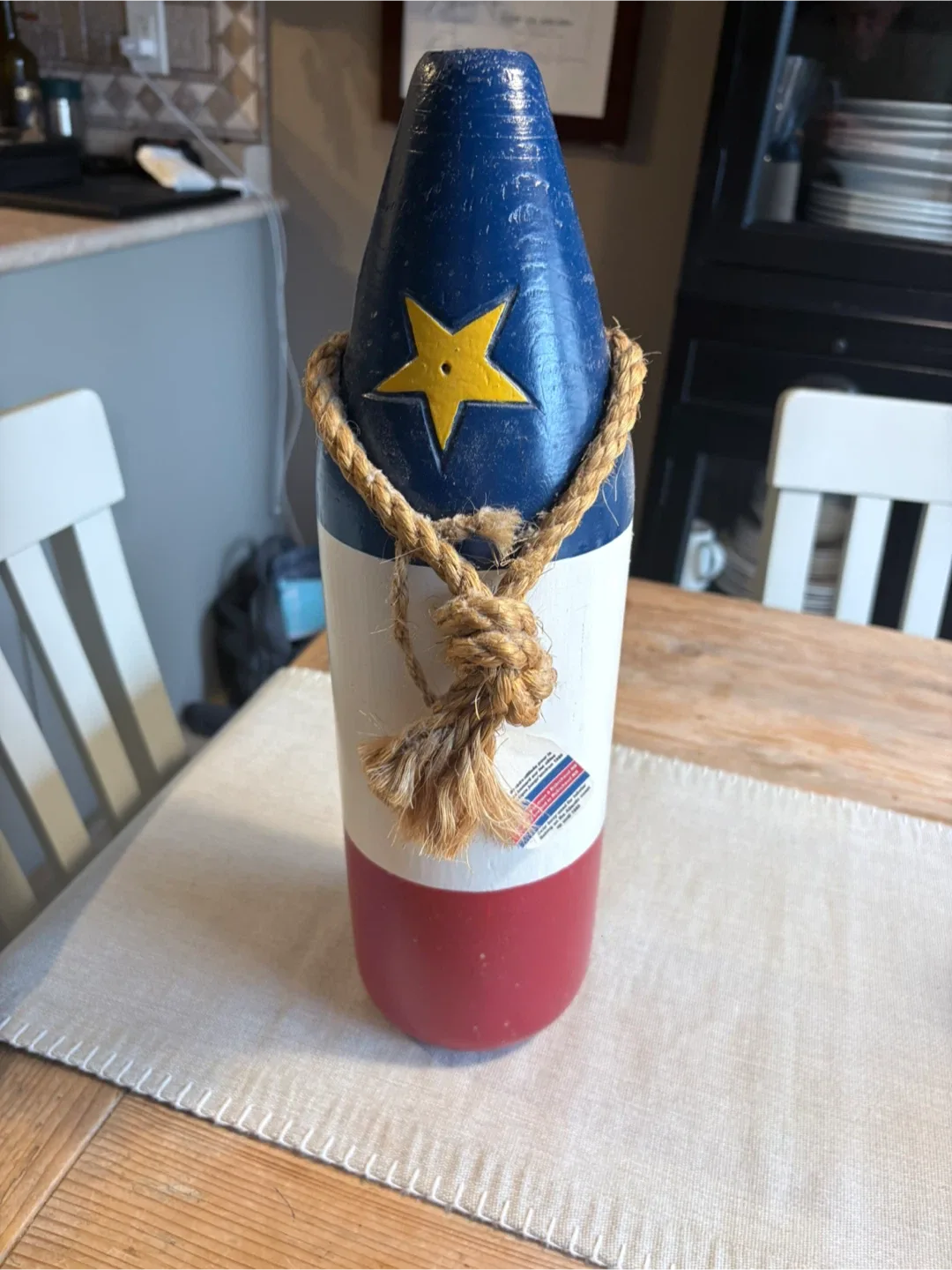 Handcrafted Cedar Lobster Buoy - Galandry Craft