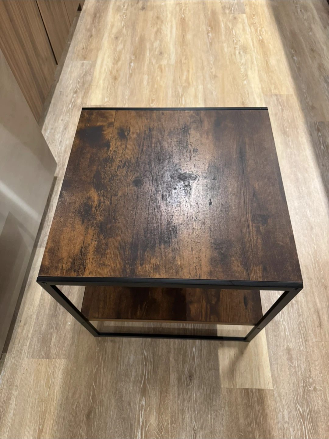 Brown & Black 2-Tier Side Table - photo 4