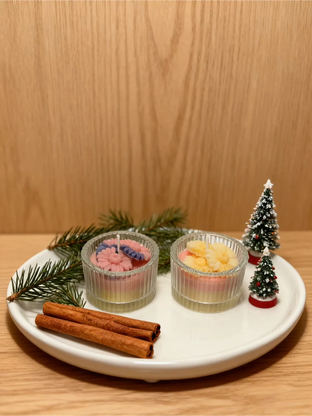 🌼 Handcrafted Petite Bloom Candle｜Each One Uniquely Its Own