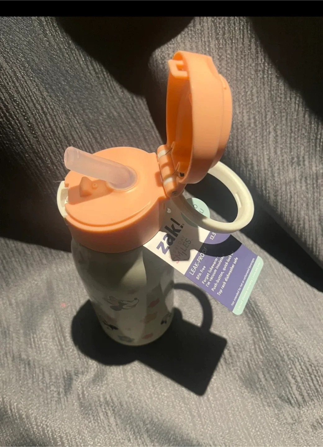 Zak! Smiles Minnie Mouse Water Bottle 13.5 oz image indicator(3)