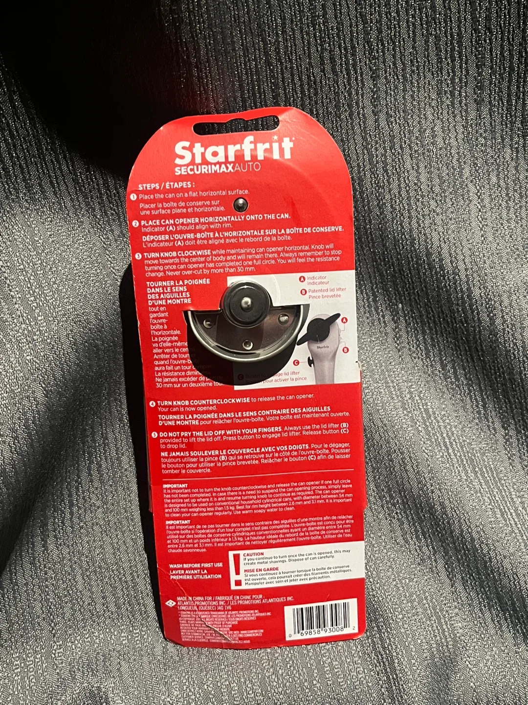 Starfrit Securimax Auto Can Opener - New in Package! image indicator(2)