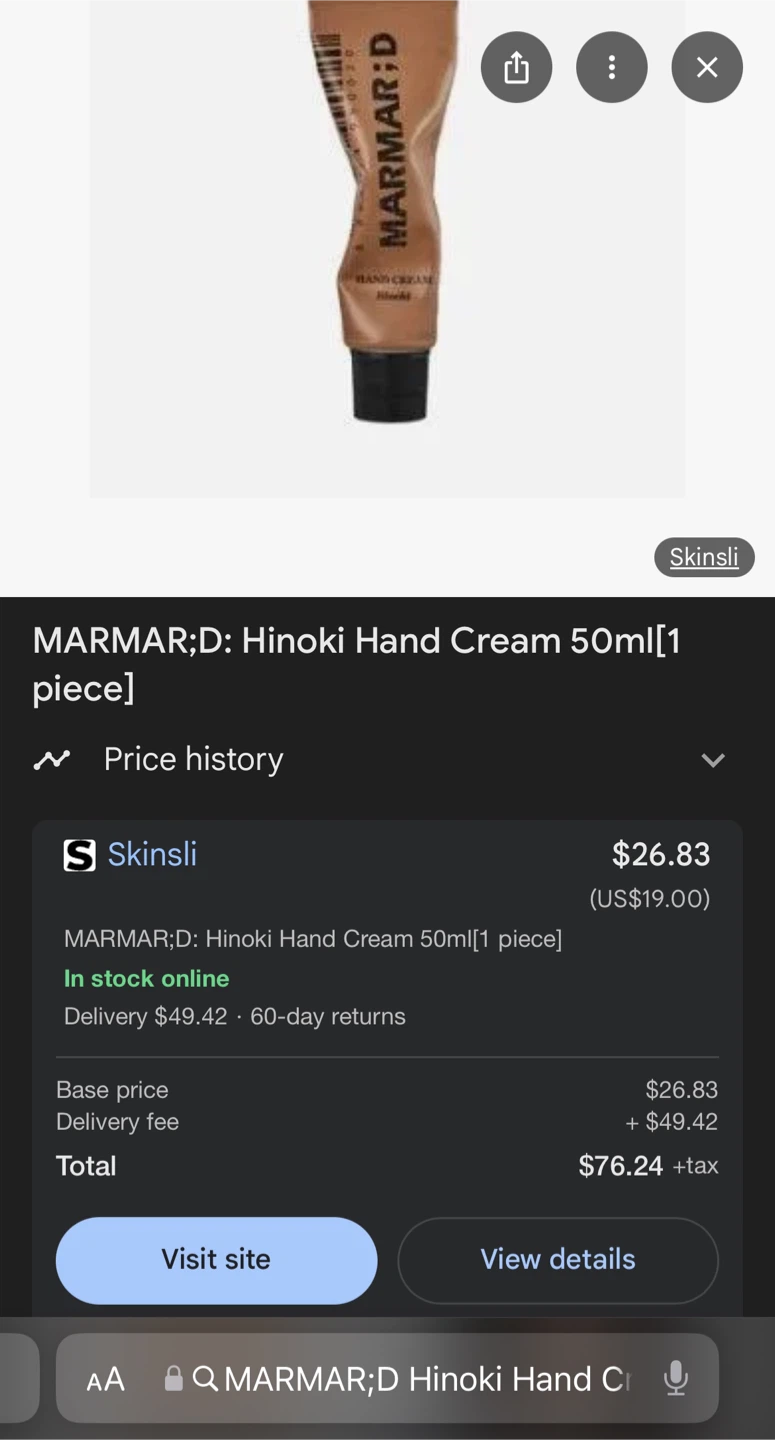 MARMAR;D Hinoki Hand Cream - photo 3