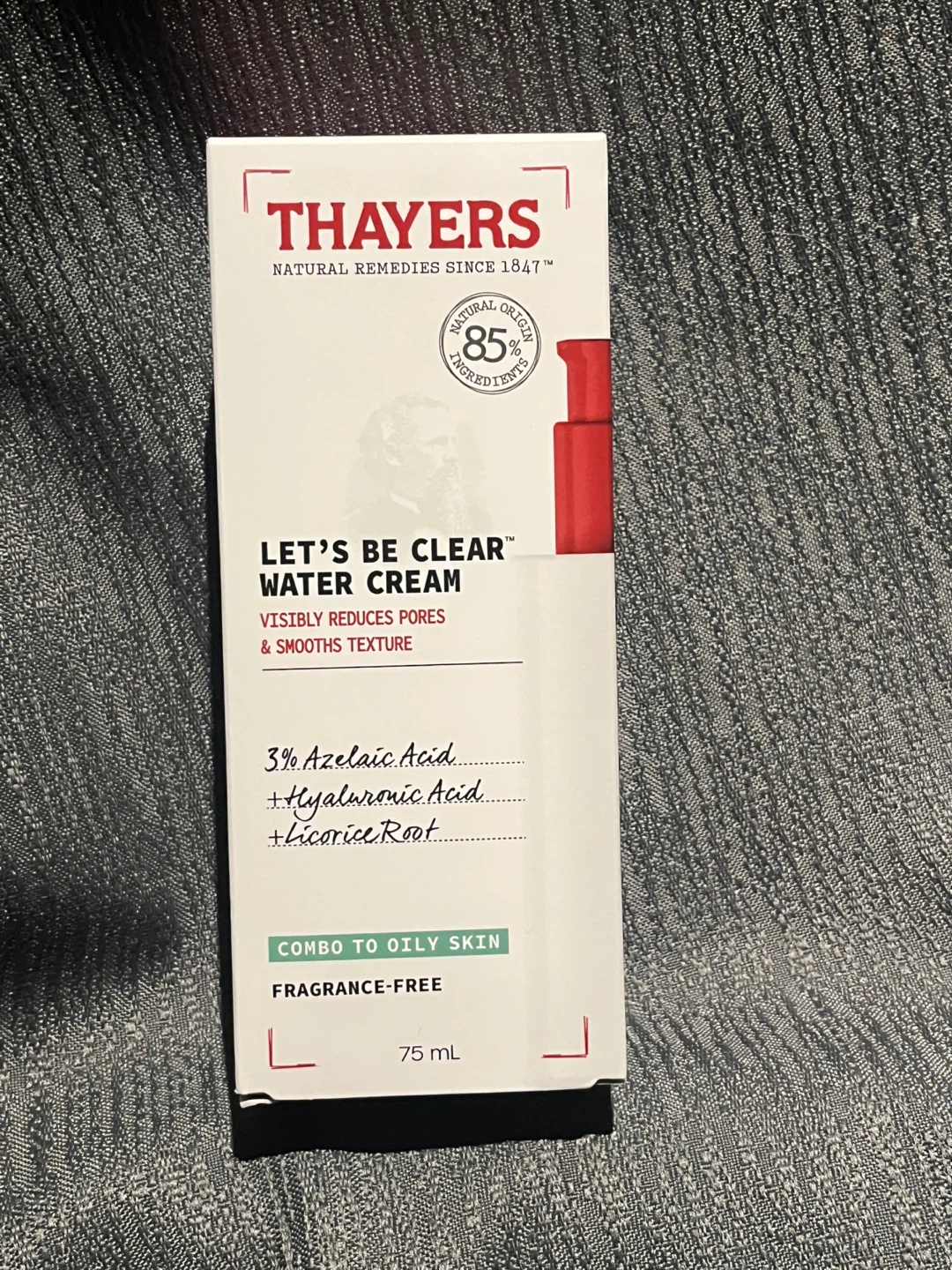Thayers Let's Be Clear Water Cream - New!