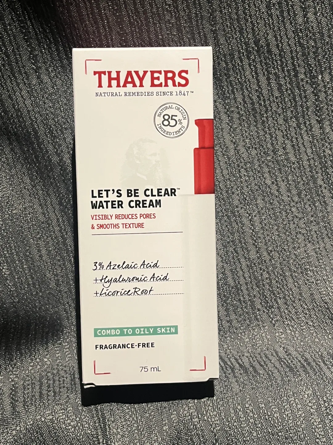 Thayers Let's Be Clear Water Cream - New!