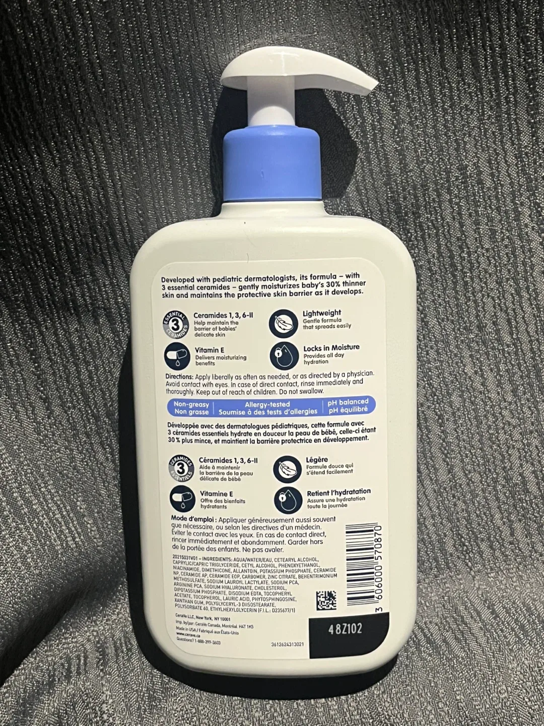 CeraVe Baby Moisturizing Lotion - 473 mL image indicator(2)