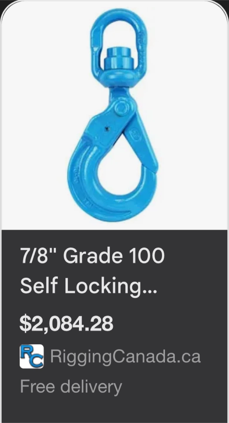 YOKE G-100 7/8” Self Locking Lifting Chain - photo 3
