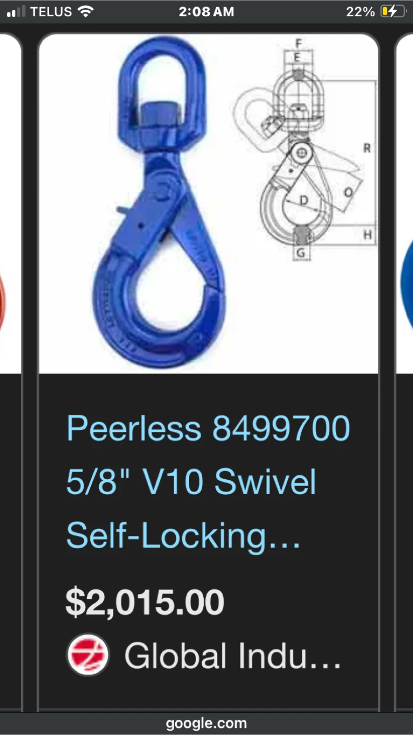 YOKE G-100 7/8” Self Locking Lifting Chain - photo 4